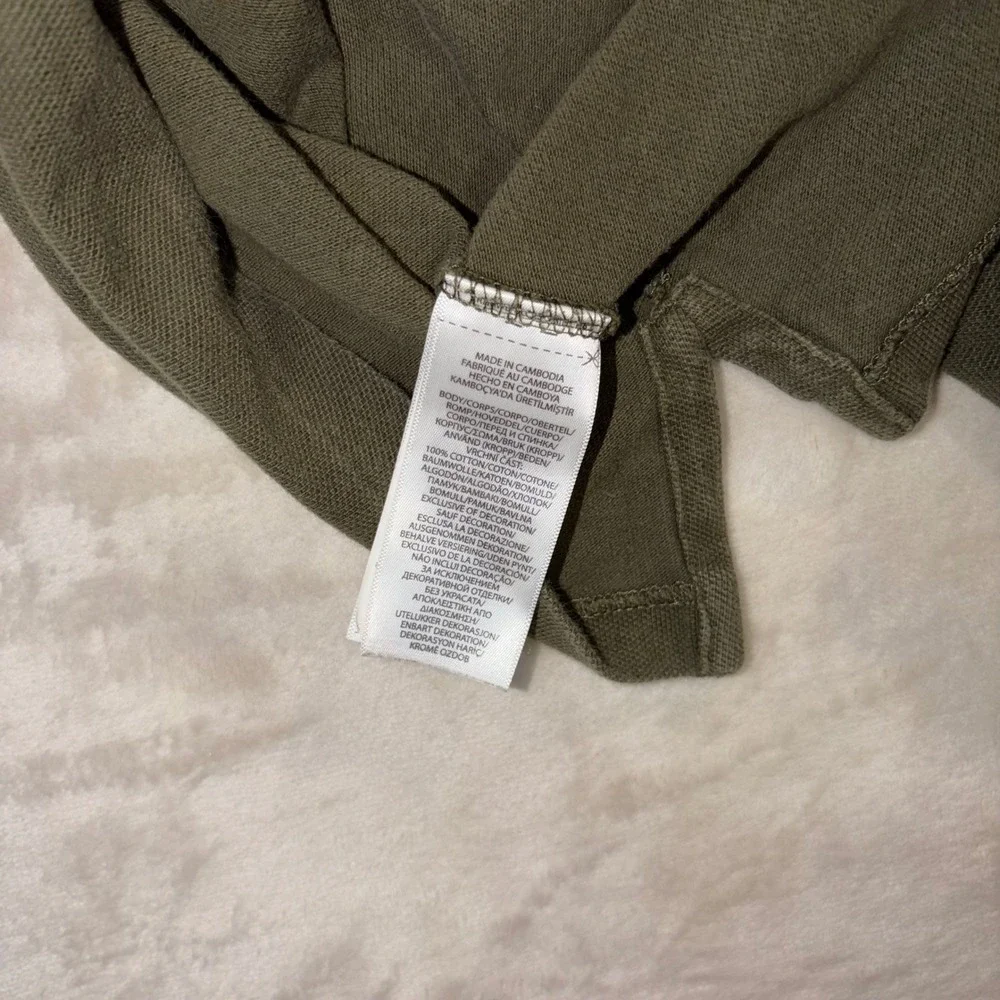 Polo Ralph Lauren Kids Large 14-16 Olive Green Classic Fit Short Sleeve Polo
